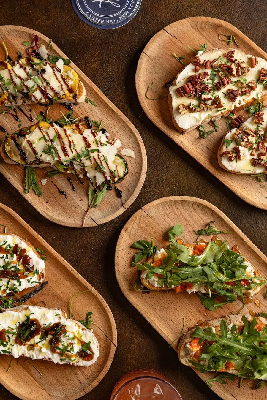 Flatbreads and shared plates at lunch