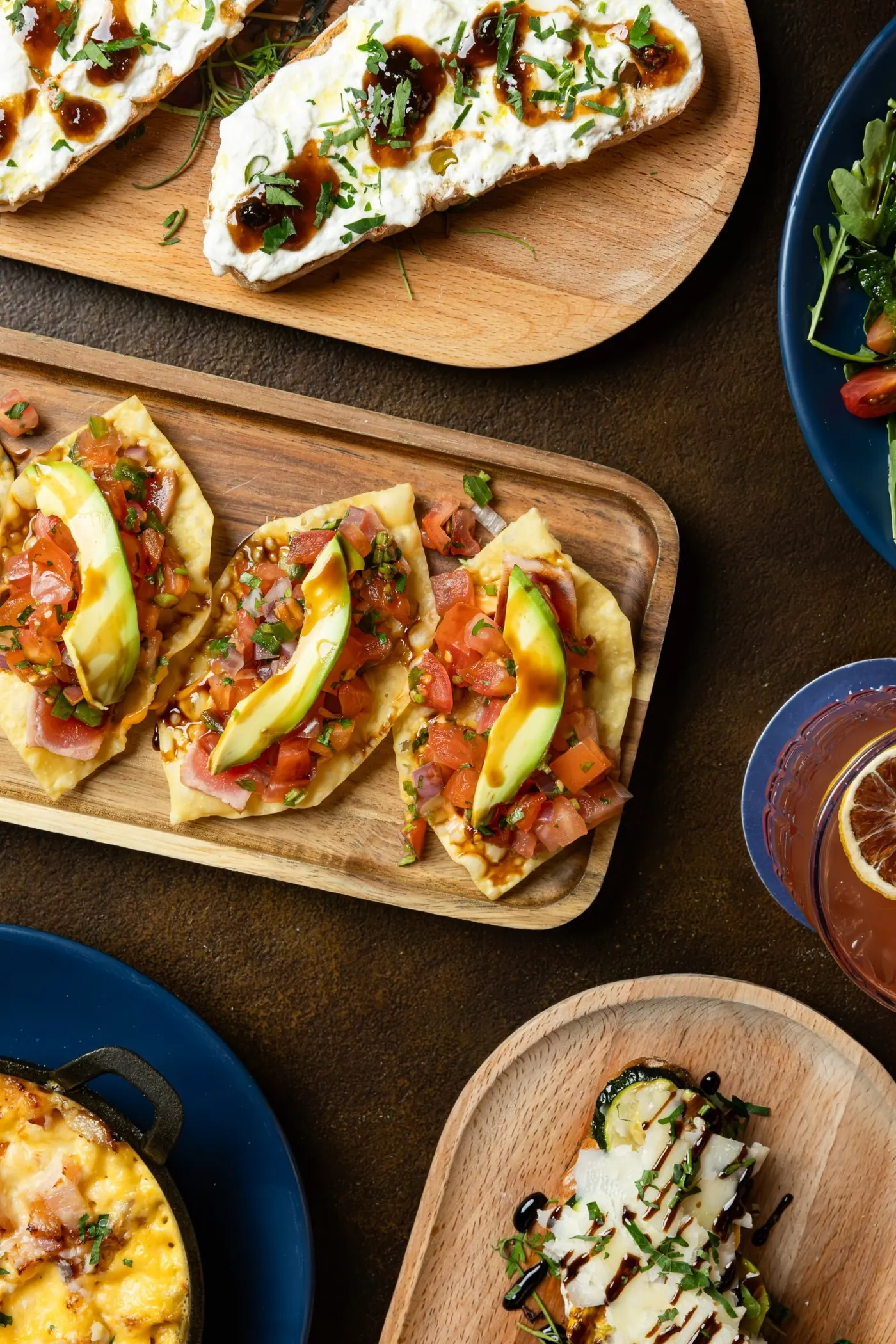 Flatbreads and sides